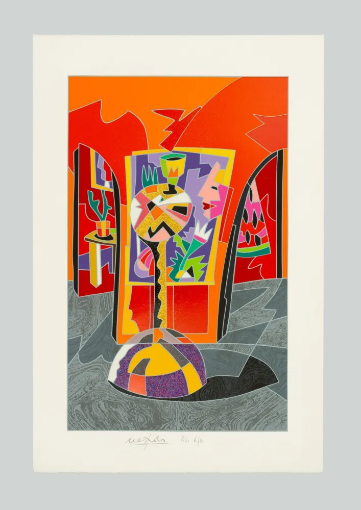 Сериграфия Nespolo - Composizione