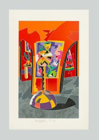 Сериграфия Nespolo - Composizione