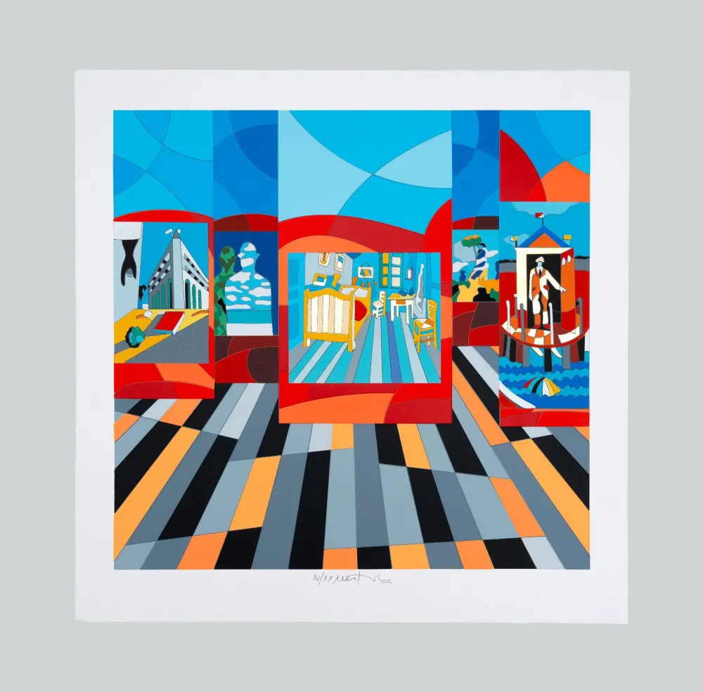 Сериграфия Nespolo - Composizione