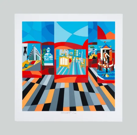 Сериграфия Nespolo - Composizione