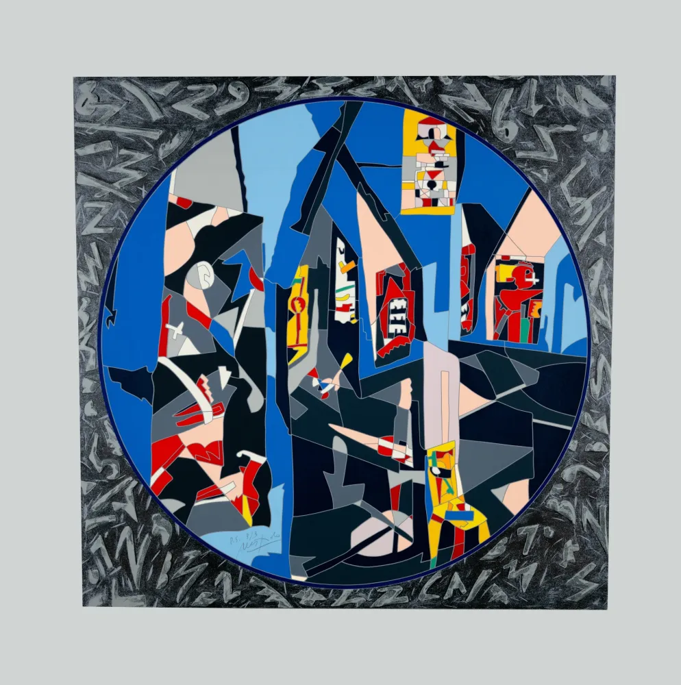 Сериграфия Nespolo - Composizione