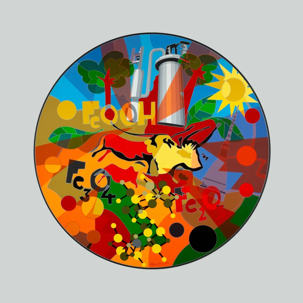 Сериграфия Nespolo - Composizione