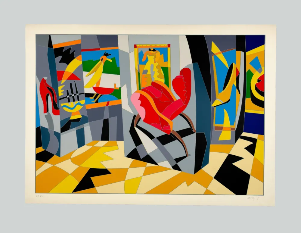 Сериграфия Nespolo - Composizione