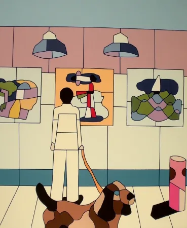 Литография Nespolo - Composizione 