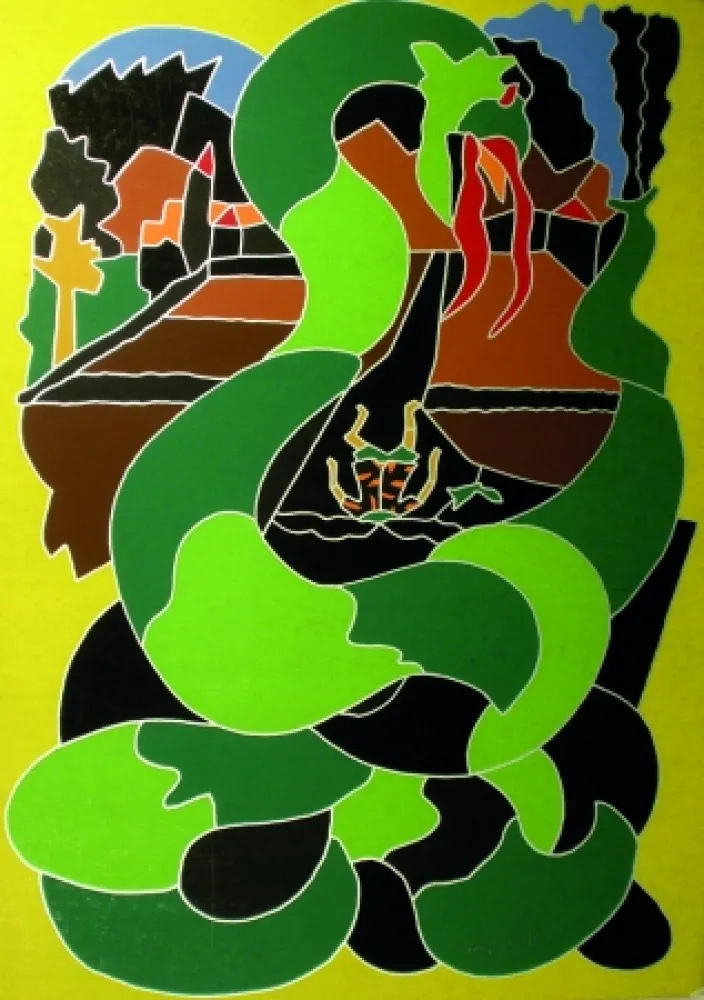 Сериграфия Nespolo - Composizione