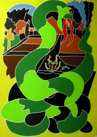 Сериграфия Nespolo - Composizione