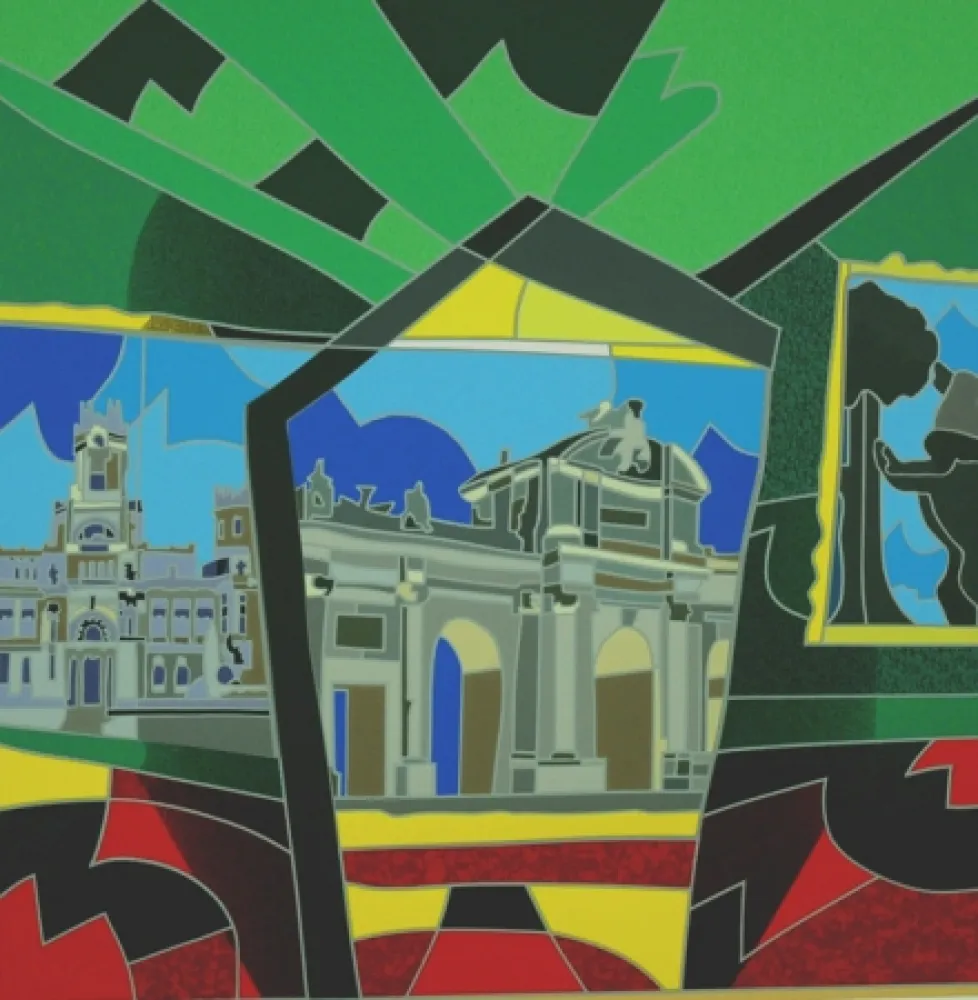 Сериграфия Nespolo - Madrid