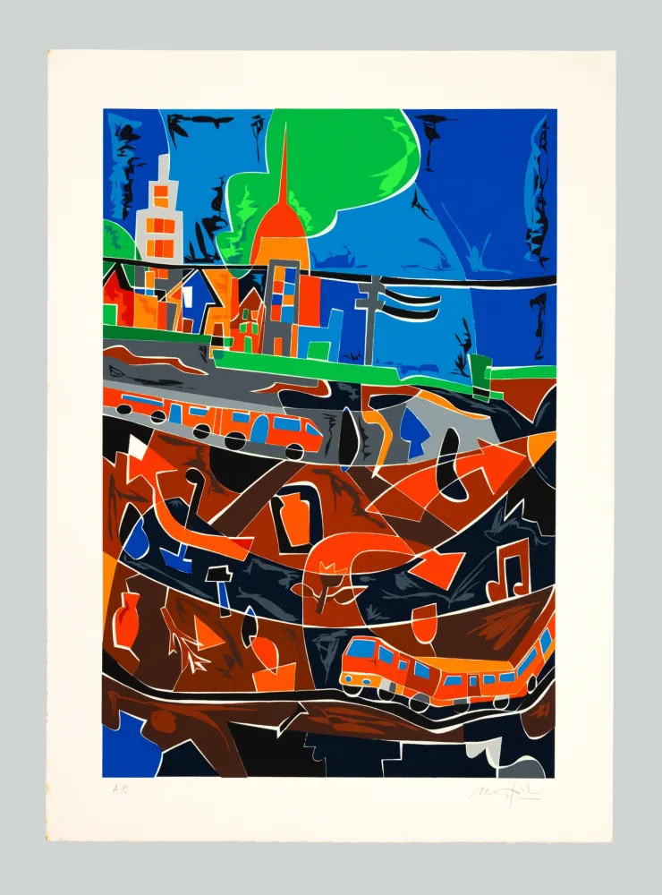 Сериграфия Nespolo - Metropolitana di Torino