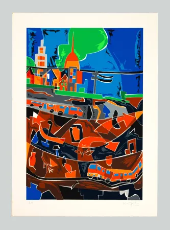 Сериграфия Nespolo - Metropolitana di Torino