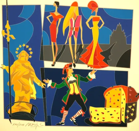 Сериграфия Nespolo - Milano 2