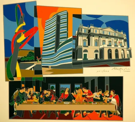 Сериграфия Nespolo - Milano 3