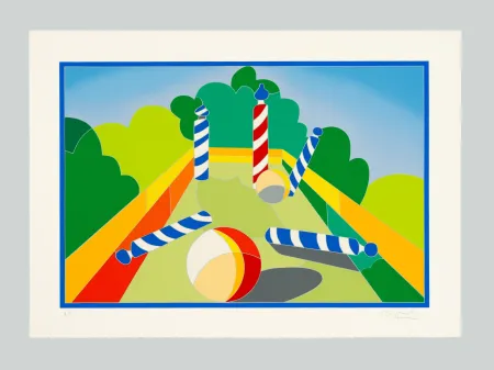 Сериграфия Nespolo - Paesaggio