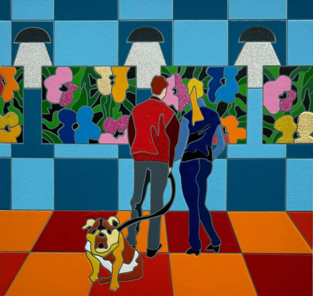 Сериграфия Nespolo - Pop walk