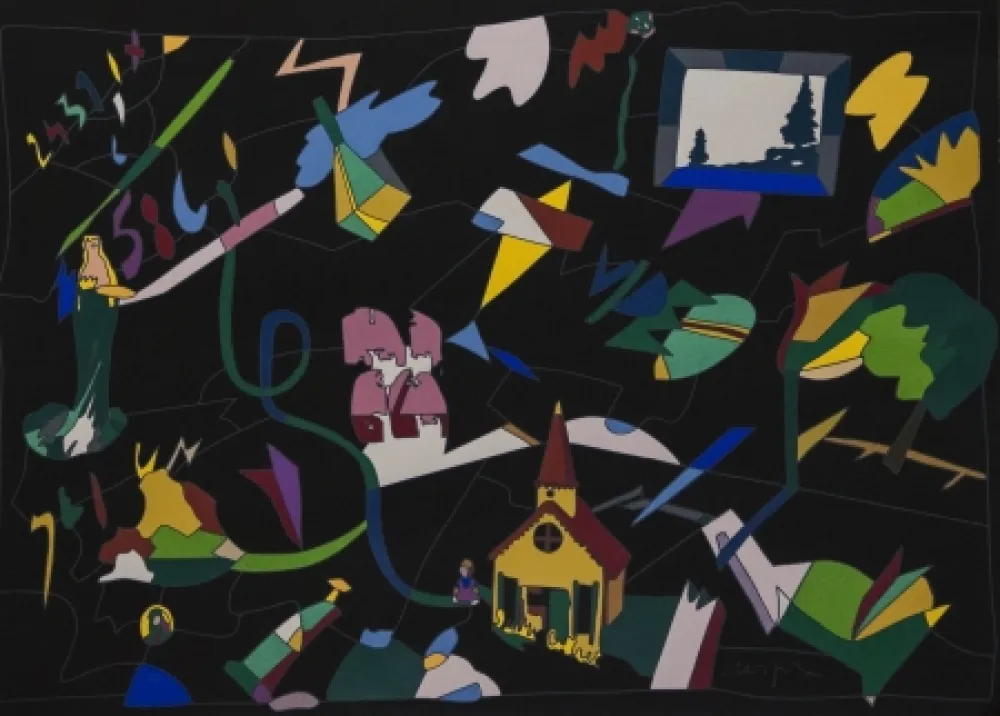 Сериграфия Nespolo - Senza titolo