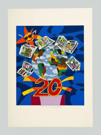 Сериграфия Nespolo - Venti