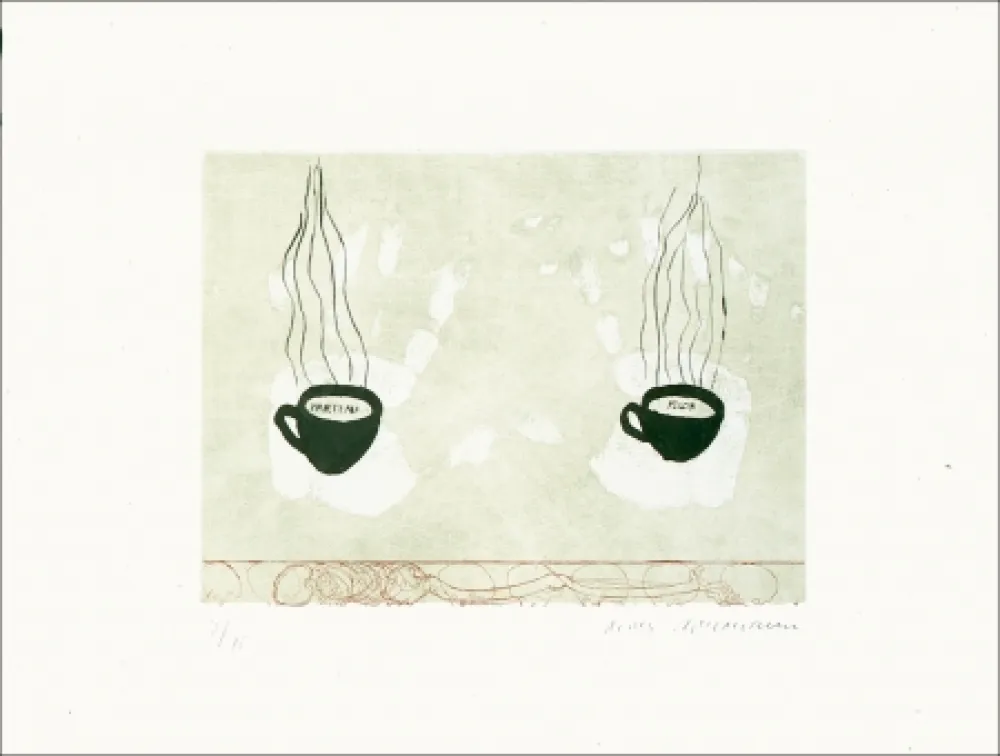 Офорт Neumann - Marteau pilon