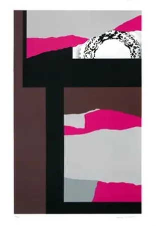 Сериграфия Nevelson - Composition violette