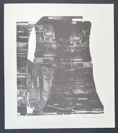 Сериграфия Nevelson - Louise Nevelson (1899-1988) - Night Reflections - Screen printing on paper - 1968