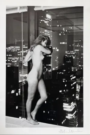 Фотографии Newton - Patti Hansen over Manhattan 1977