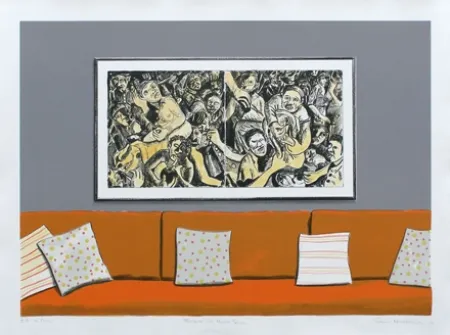 Литография Nhlengethwa - Tribute to Helen Sebidi