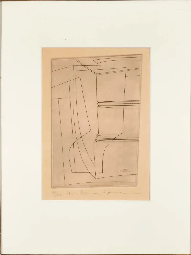 Офорт Nicholson - Pewter