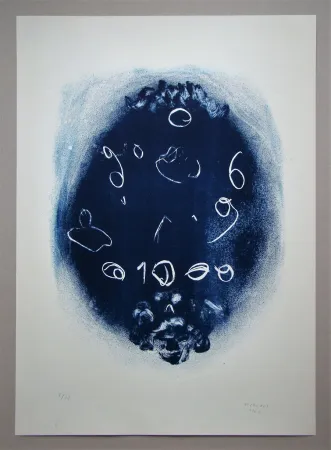 Сериграфия Nicolaus - Zahlenbild - Ohne Titel