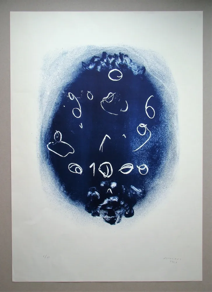 Сериграфия Nicolaus - Zahlenbild - Ohne Titel