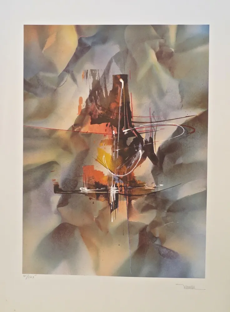 Литография Nierman - Bach, from the Sound of Color portfolio