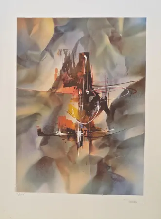 Литография Nierman - Bach, from the Sound of Color portfolio