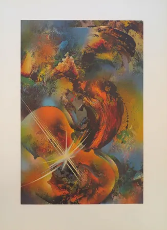 Литография Nierman - Mozart from the Sound of Color portfolio