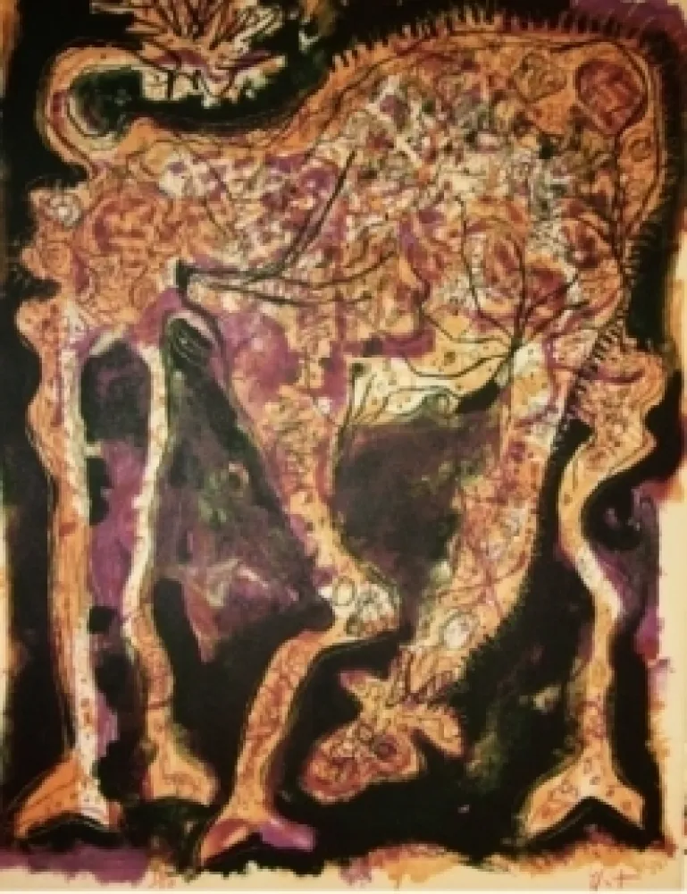 Литография Nieto - Gracieuse dépliée