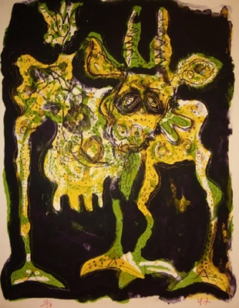 Литография Nieto - Mamellement votre