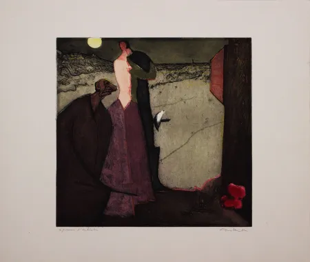 Офорт И Аквитанта Nieuwenhuys - Cyrano declare son amour