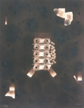 Гравюра Nissen - Mariposa obsidiana 4