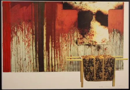 Литография Nitsch - SENZA TITOLO