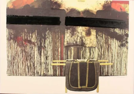 Литография Nitsch - SENZA TITOLO