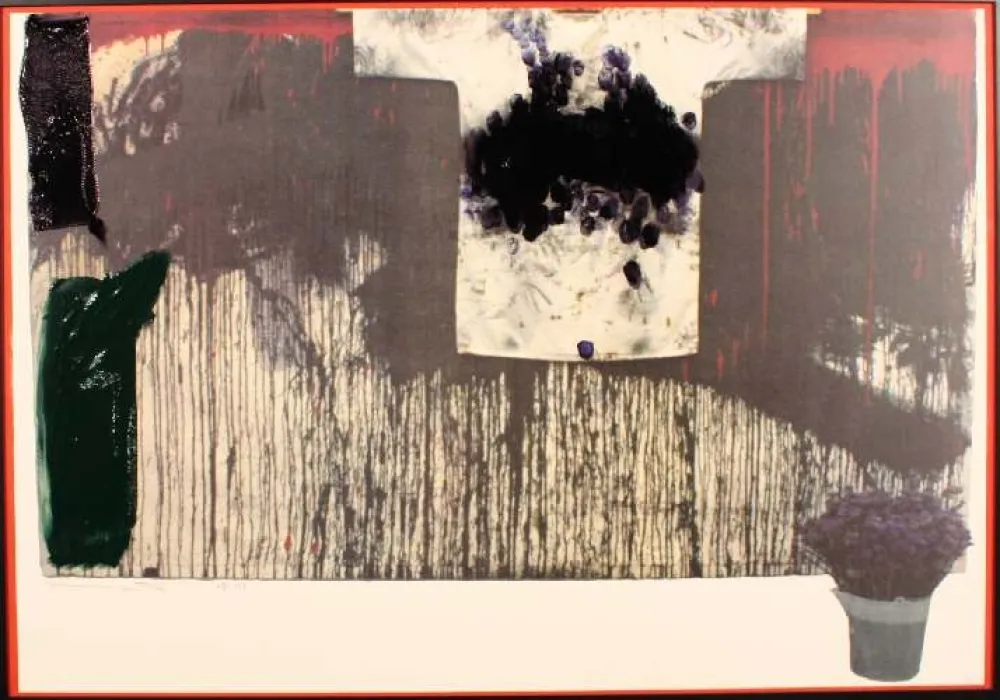 Литография Nitsch - SENZA TITOLO