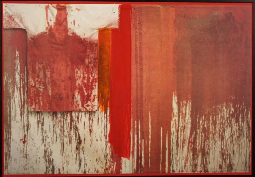 Литография Nitsch - SENZA TITOLO