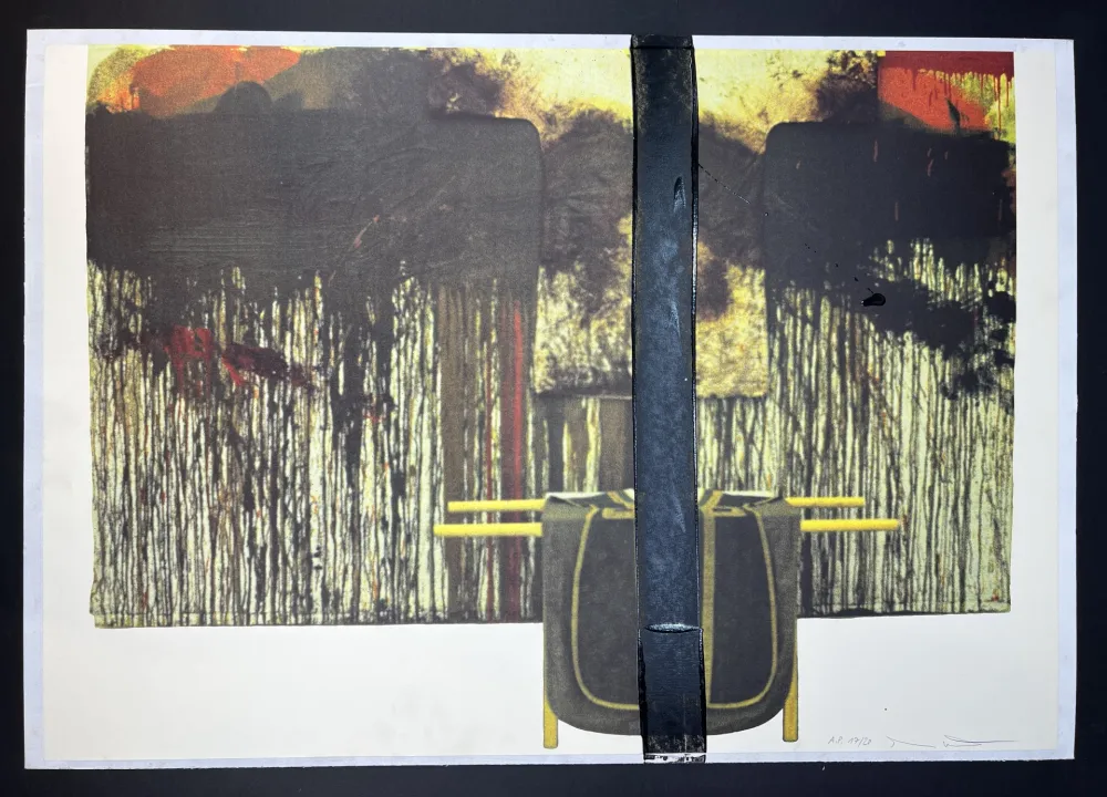 Многоэкземплярное Произведение Nitsch - Übermalte Bild-Lithographien