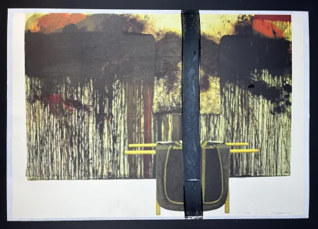 Многоэкземплярное Произведение Nitsch - Übermalte Bild-Lithographien