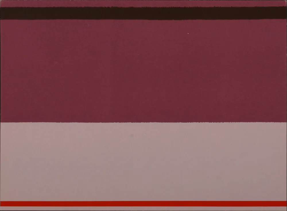 Сериграфия Noland - Abstract Composition, 1973 -  Hand-numbered!