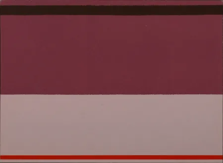 Сериграфия Noland - Abstract Composition, 1973 -  Hand-numbered!