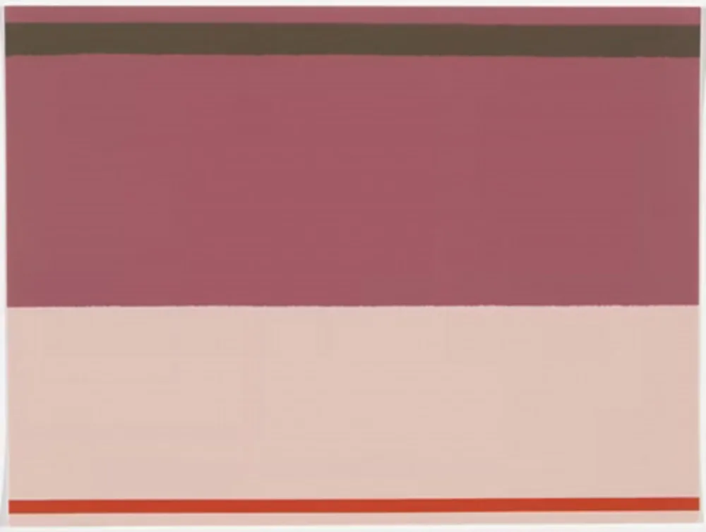 Сериграфия Noland - Untitled from The New York Collection for Stockholm