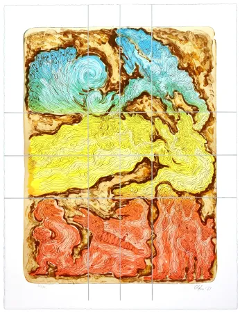 Литография Nørgaard - D’Ur à Canaan