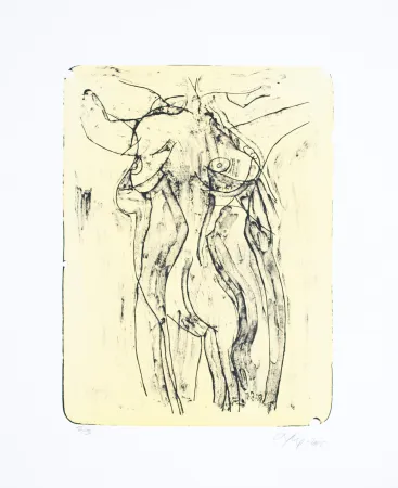 Литография Nørgaard - La femme I