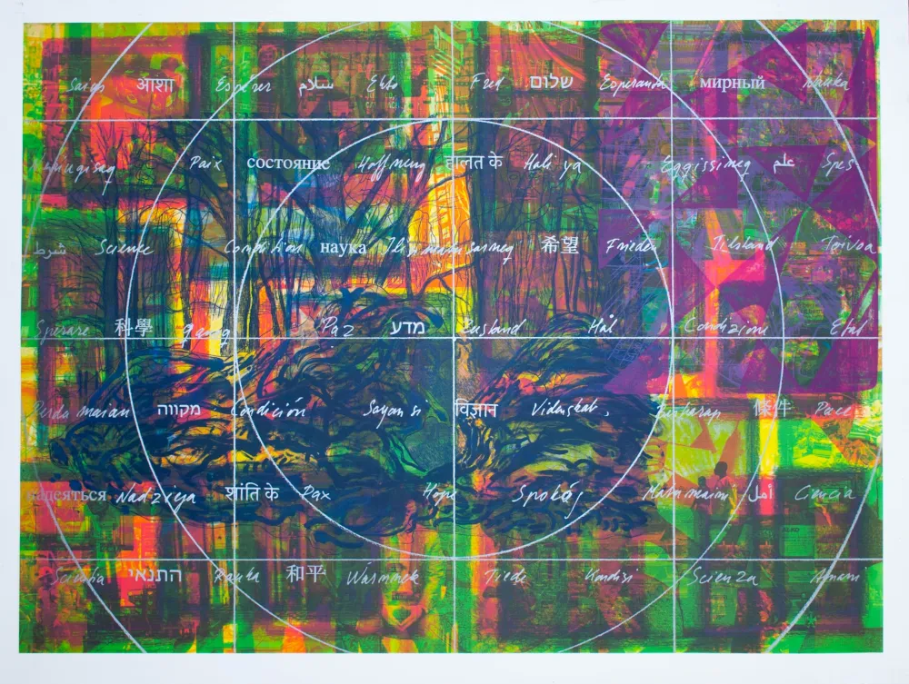 Литография Nørgaard - La Paix