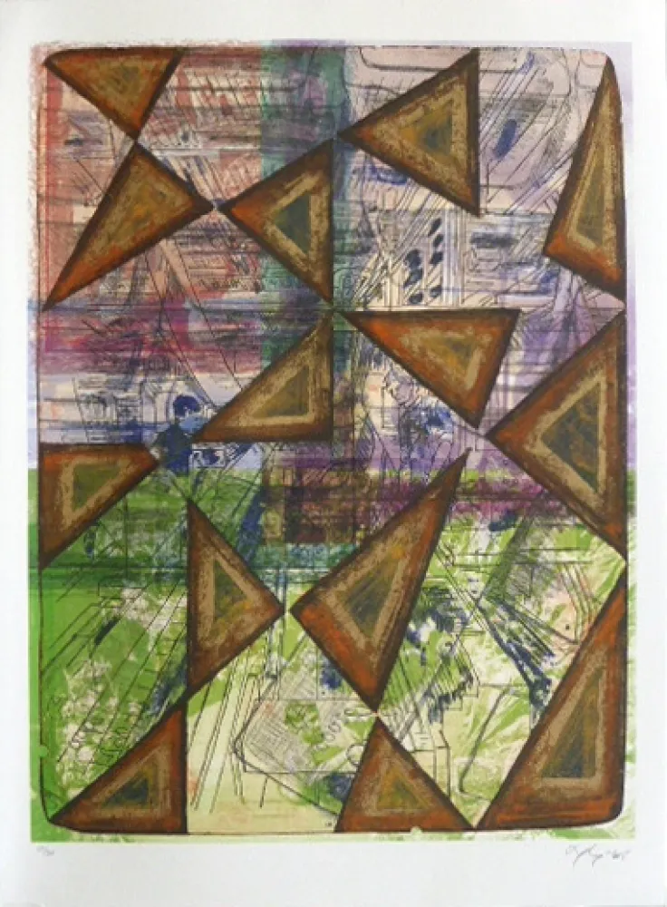 Литография Nørgaard - La paix II