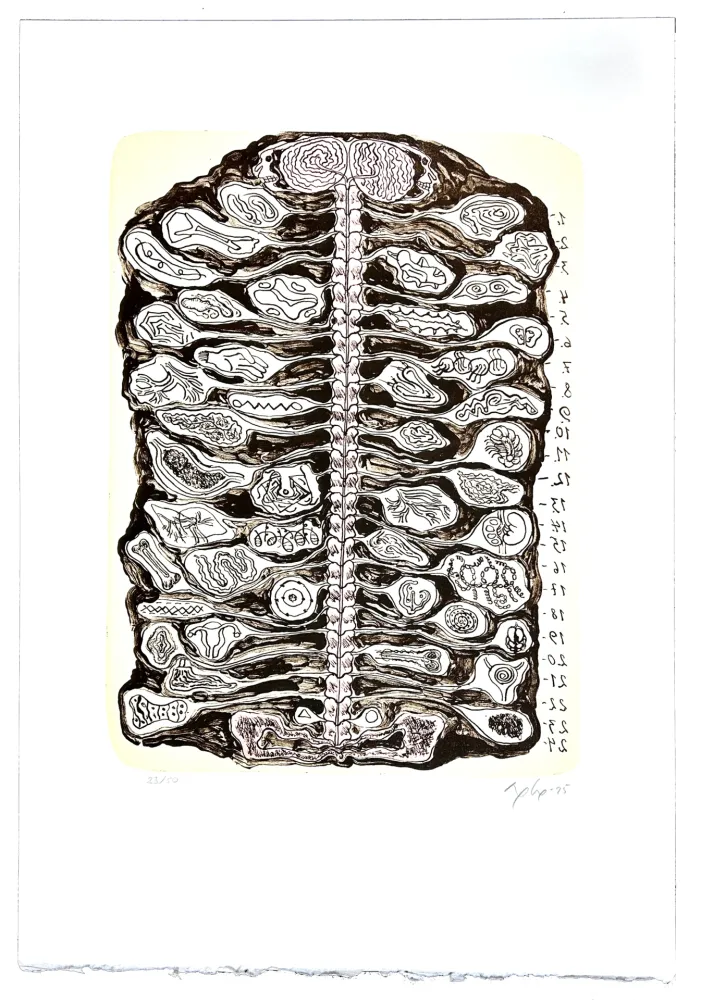 Цифровой Эстамп Nørgaard - Mémoire d'outre tombe 