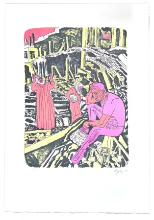 Литография Nørgaard - Mémoire d'outre tombe 4