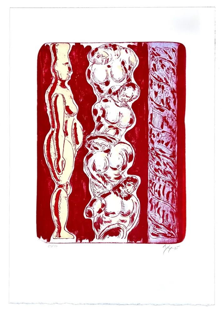 Литография Nørgaard - Mémoire d'outre tombe 6